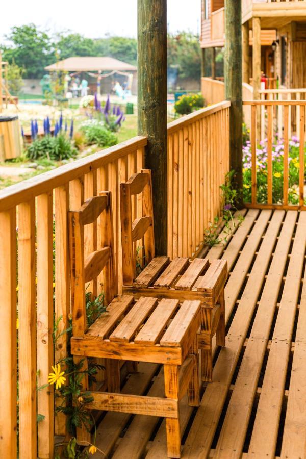 Cabana En Tunquen Con Parrilla, Fogon, Piscina Y Bosque Exterior photo