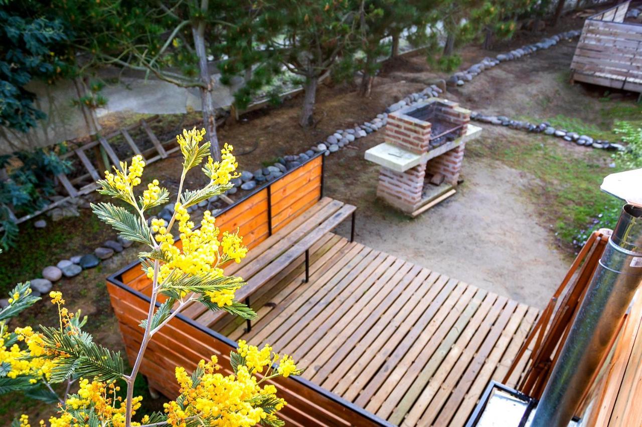 Cabana En Tunquen Con Parrilla, Fogon, Piscina Y Bosque Exterior photo
